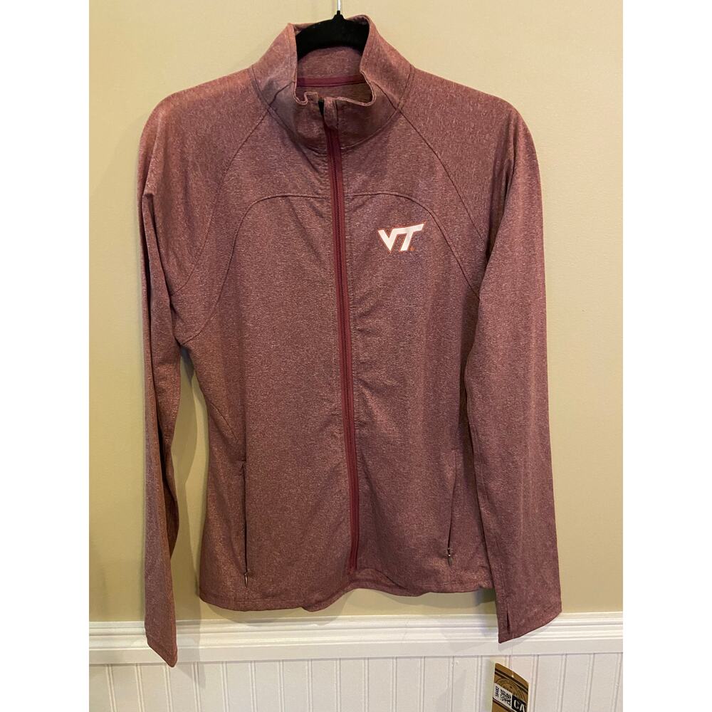 Rivalry Threads Youth XL Virginia Tech Hokies  Heather Red Full Zip‎ Jacket NWT